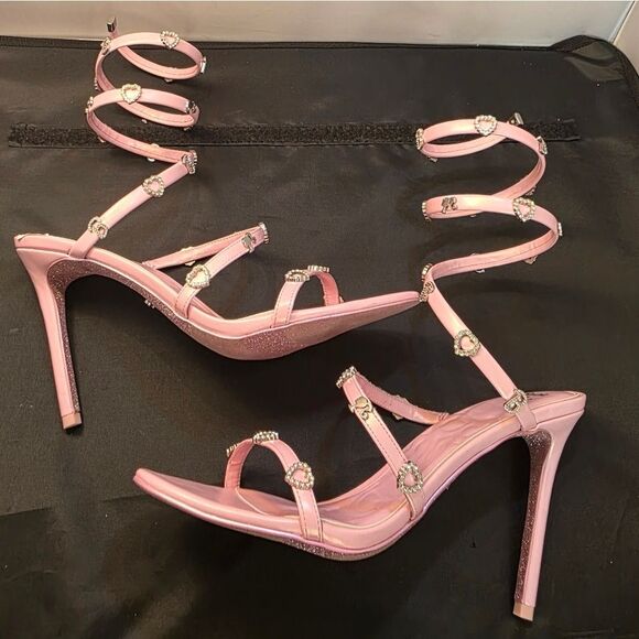 BRAND NEW BARBIE& ALDO SERENE ANKLE STRAP PLAFORM SANDAL - Picture 15 of 16